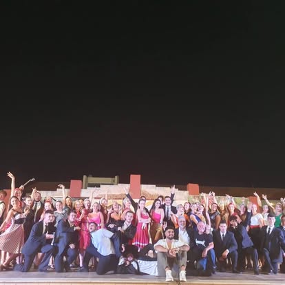 Large group photo at a cultural festival event